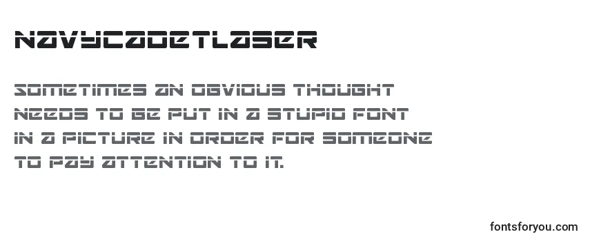 Review of the Navycadetlaser Font