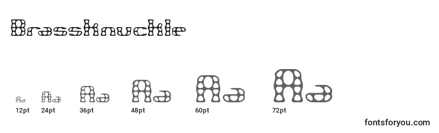 Brassknuckle Font Sizes