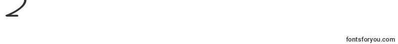 MaFille-Schriftart – Schriften für die Ziffer 2