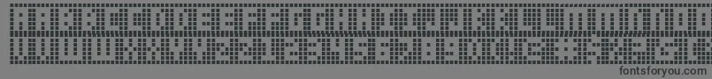 Ygrid-fontti – mustat fontit harmaalla taustalla