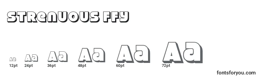 Strenuous ffy Font Sizes