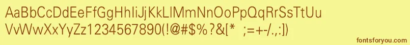 Подробнее о шрифте UniversLightLightThin Шрифт UniversLightLightThin – коричневые шрифты на жёлтом фоне