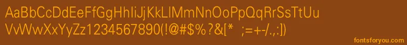 More about UniversLightLightThin Font UniversLightLightThin Font – Orange Fonts on Brown Background