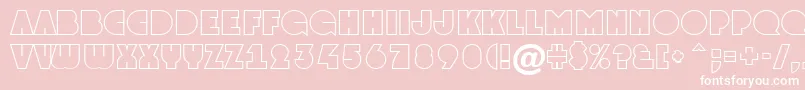 フォントGrotootlNormal – ピンクの背景に白い文字