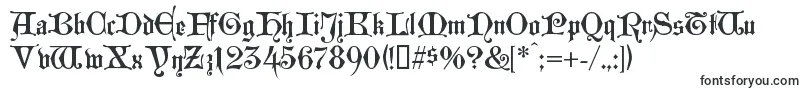 Шрифт Westminstergotisch – шрифты для Adobe Reader