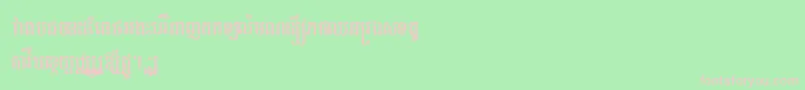 TaprumRegular Font – Pink Fonts on Green Background