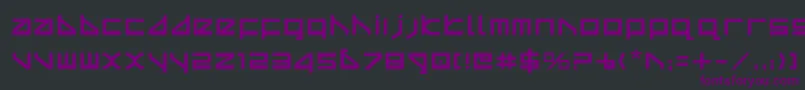 Deltav2 Font – Purple Fonts on Black Background