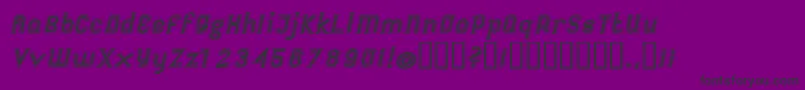 Czcionka Futileex – czarne czcionki na fioletowym tle