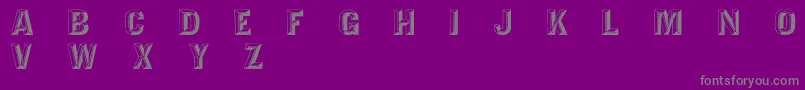 TejaratchiWd Font – Gray Fonts on Purple Background
