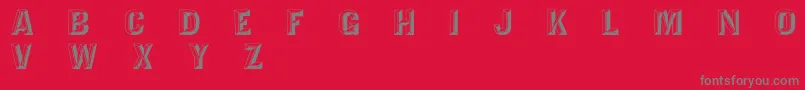 TejaratchiWd Font – Gray Fonts on Red Background
