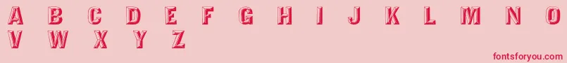 TejaratchiWd Font – Red Fonts on Pink Background
