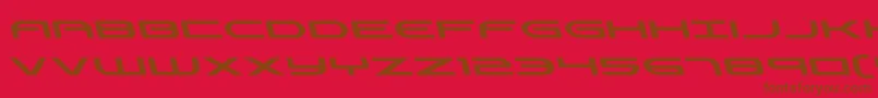 Antietamleft-fontti – ruskeat fontit punaisella taustalla