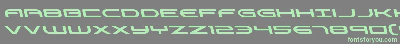 Antietamleft Font – Green Fonts on Gray Background