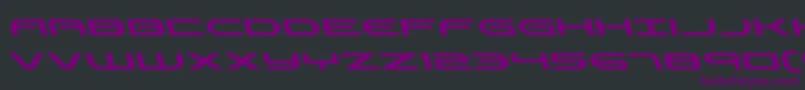 Antietamleft Font – Purple Fonts on Black Background