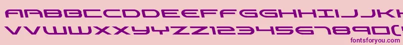 Antietamleft Font – Purple Fonts on Pink Background