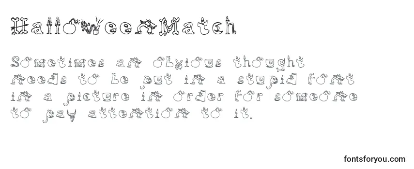 Review of the HalloweenMatch Font