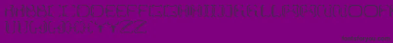 UpupDowndown Font – Black Fonts on Purple Background