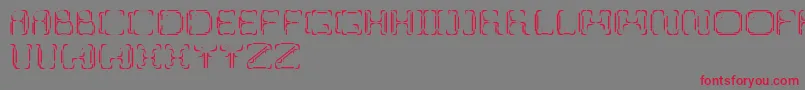UpupDowndown Font – Red Fonts on Gray Background