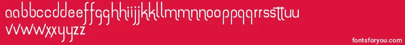 TheAmazingGrace Font – White Fonts on Red Background