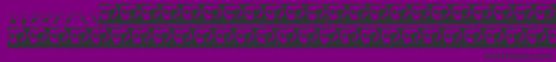 Ratpaws Font – Black Fonts on Purple Background