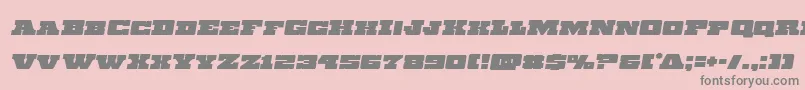 Chicagoexpressemital Font – Gray Fonts on Pink Background