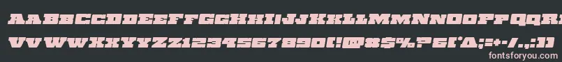 Chicagoexpressemital Font – Pink Fonts on Black Background