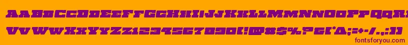 More about Chicagoexpressemital Font Chicagoexpressemital Font – Purple Fonts on Orange Background