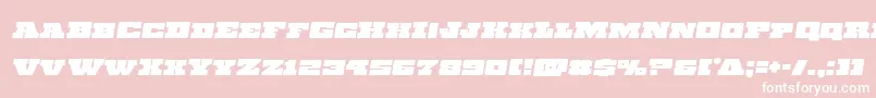 Chicagoexpressemital Font – White Fonts on Pink Background