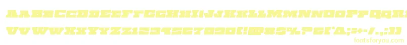 Chicagoexpressemital Font – Yellow Fonts on White Background