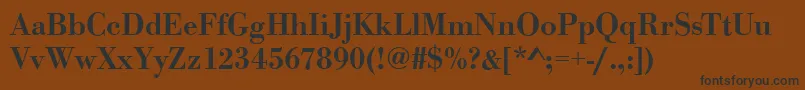 More about BodonistdMediumRegular Font BodonistdMediumRegular Font – Black Fonts on Brown Background