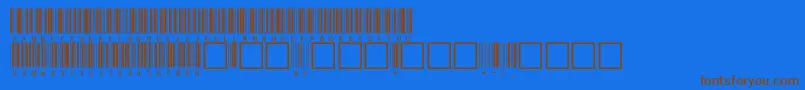 Lisätietoja C39hrp60dltt-fontista C39hrp60dltt-fontti – ruskeat fontit sinisellä taustalla