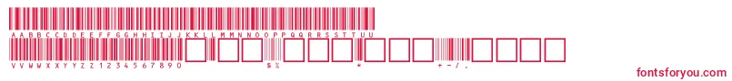 C39hrp60dltt Font – Red Fonts