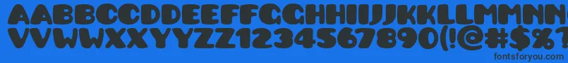 Подробнее о шрифте Pusab ffy Шрифт Pusab ffy – чёрные шрифты на синем фоне