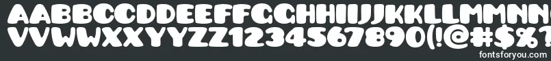 Pusab ffy Font – White Fonts