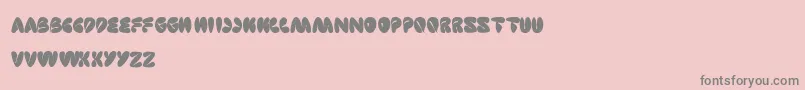 SleepingBeauty Font – Gray Fonts on Pink Background