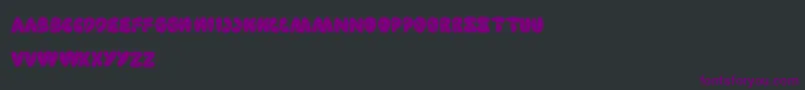 SleepingBeauty Font – Purple Fonts on Black Background