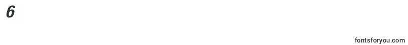 OlnovaBoldcondita Font – Fonts for Digit 6