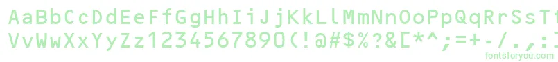 Ocrb Font – Green Fonts