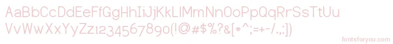 DustismoSans Font – Pink Fonts