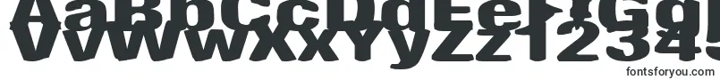 Шрифт AntimonyFunk – очень широкие шрифты