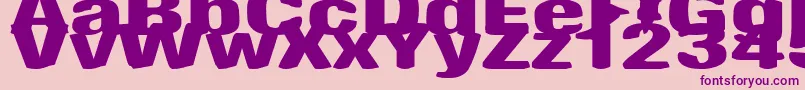 Подробнее о шрифте AntimonyFunk Шрифт AntimonyFunk – фиолетовые шрифты на розовом фоне