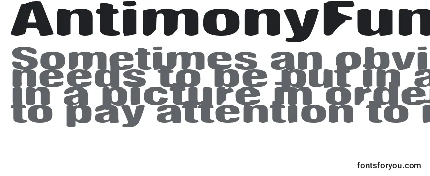 Шрифт AntimonyFunk