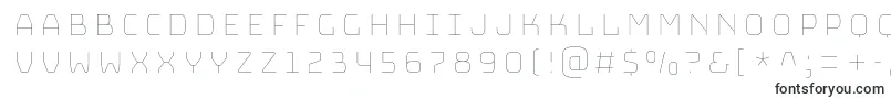 BungeehairlineRegular Font – Standard Fonts