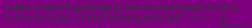 PhotinamtstdSemibold Font – Black Fonts on Purple Background