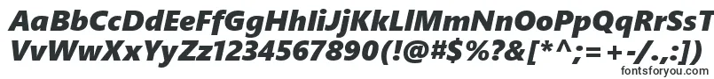 SegoeUiBlackItalic-fontti – neliönmuotoiset fontit