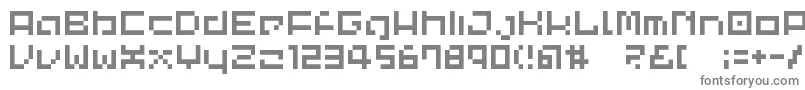 Lvdccp-Schriftart – Graue Schriften