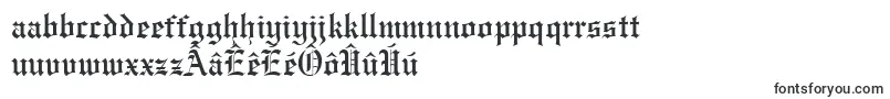 EngraversOldEnglishBt-Schriftart – friesische Schriften