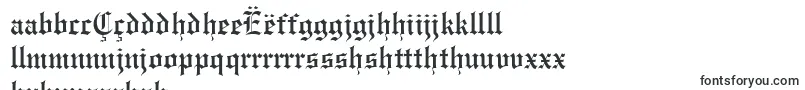 Шрифт EngraversOldEnglishBt – ньянджа шрифты