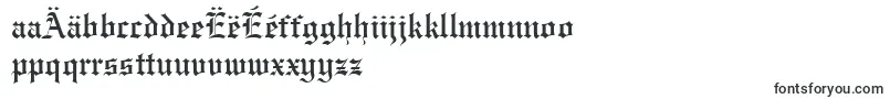 フォントEngraversOldEnglishBt – マケドニア文字