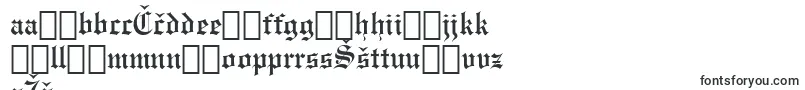 フォントEngraversOldEnglishBt – ラトビアのフォント